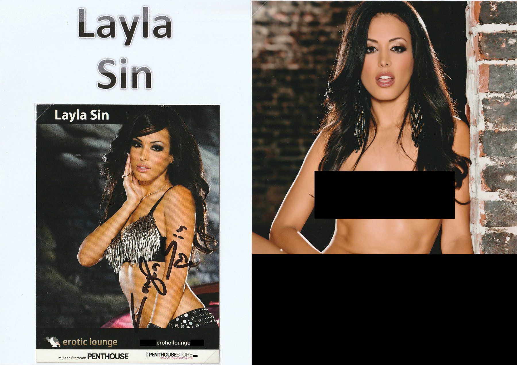 Autografi: Layla Sin / Originalautogramm, AK – Usato da Schwyz venduto da racingautographs