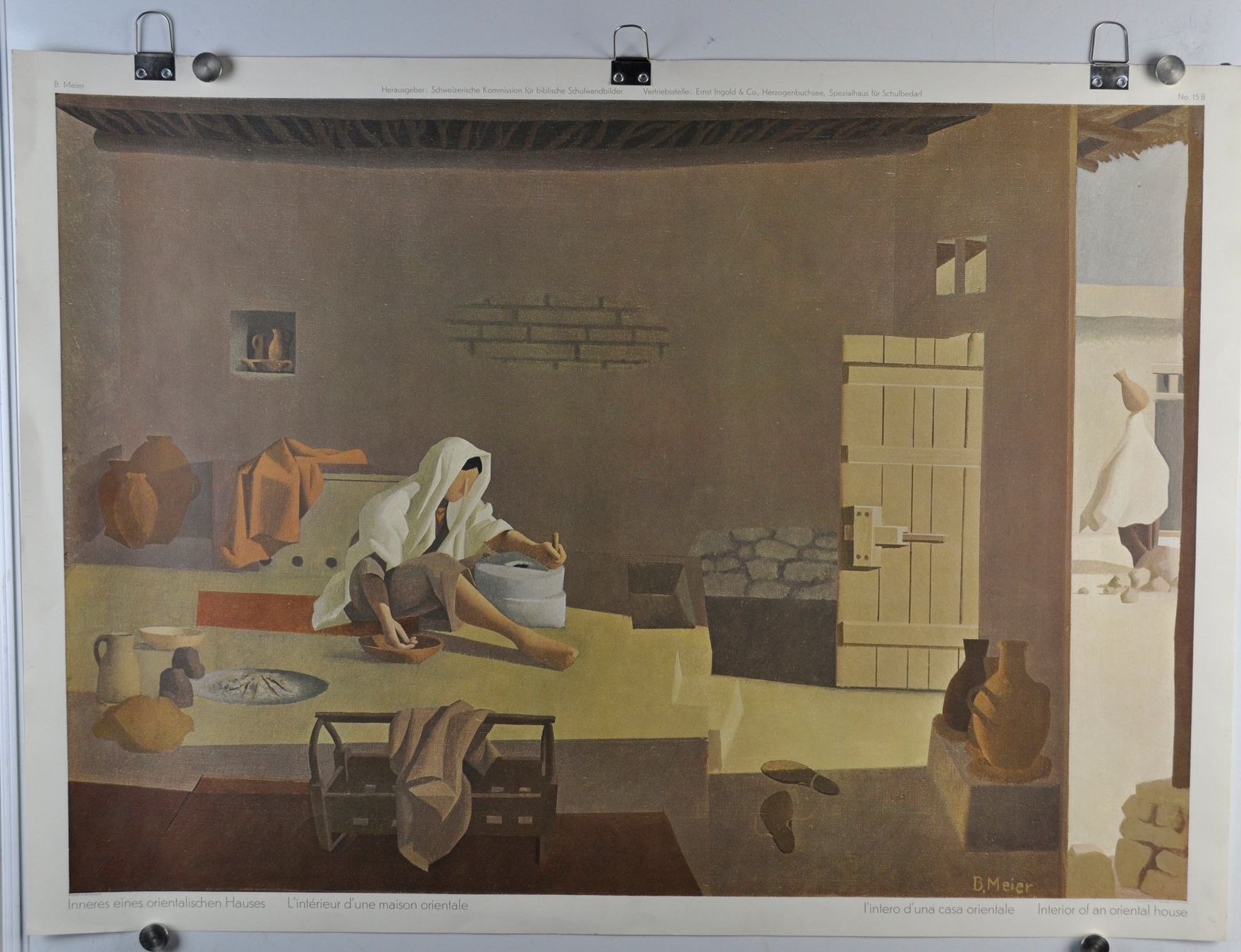 Poster & Bilder: Schuwlandbild Inneres eines Orientalischen Hauses /#budda – Gebraucht aus Härkingen von sammelbecken 1