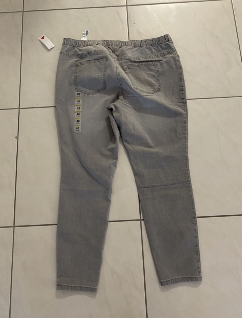 Jeans: Graue Stretch Damen Jeanshose Gr. 48 Lycra – Neu (gemäss Beschreibung) aus Wald ZH von Slaste 1