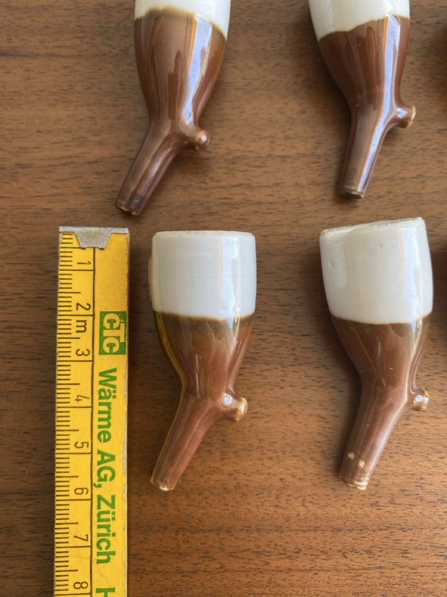 Pipe & Accessori: 29 antike kleine Pfeifenköpfe weiss-braun – Usato da Burgdorf venduto da gre_2ftz 4
