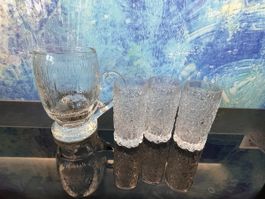 Glaskrug Wassergläser iittala oder Kosta Boda Gläser Geschir