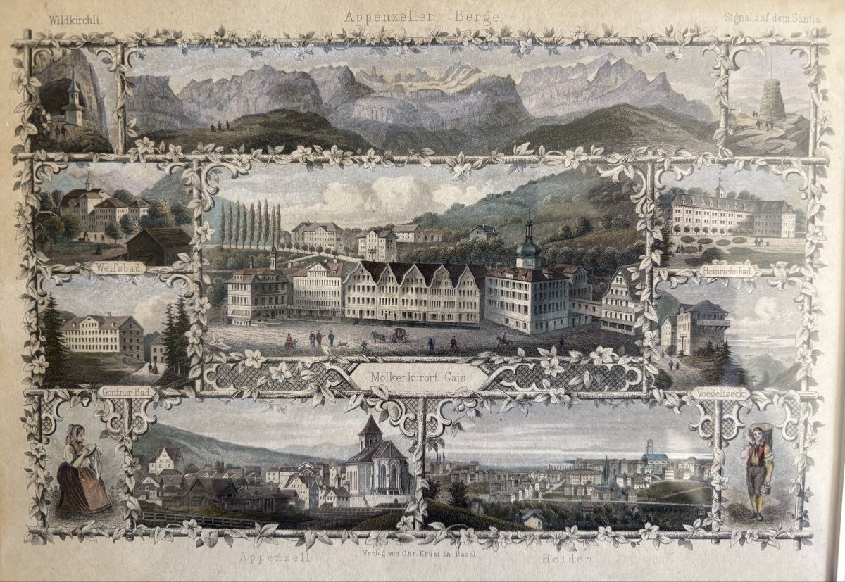 Incisioni: Gruppenstich Gais um 1865 – Usato da Goldach venduto da Lebel 1