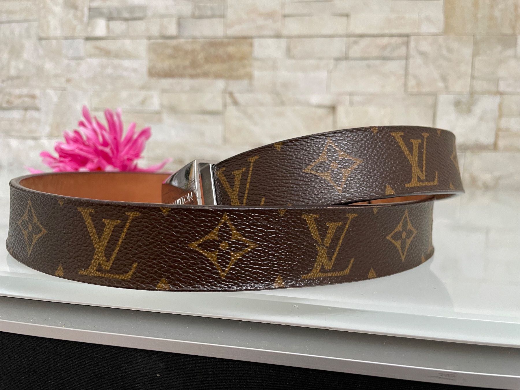 Louis Vuitton Cinture: Louis Vuitton Gürtel Canvas - Nr. 371 – Usato da Hittnau venduto da LuxAndMore 4