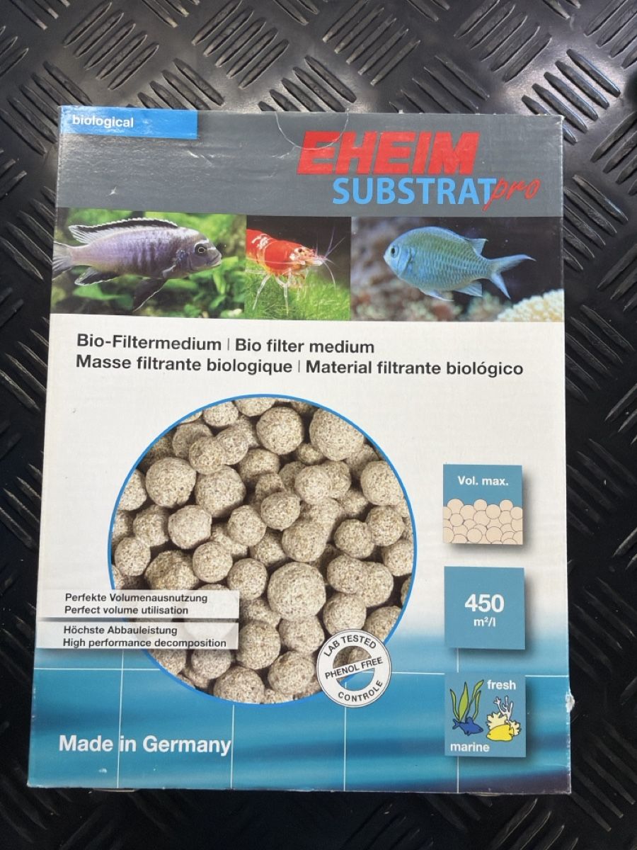 Eheim Filtri: EHEIM SUBSTRATpro Bio-Filtermedium 450 m³/l neu – Nuovo e nell'imballaggio originale da Oetwil an der Limmat venduto da Switz-3D