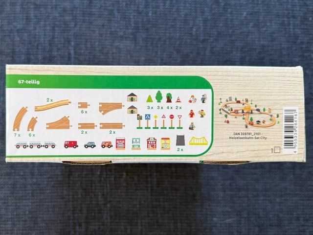 Giocattoli: Playtive Eisenbahn-Set - City, 67-teilig – Usato da Lostorf venduto da Nick1258 2
