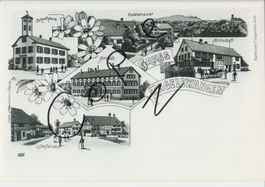 Gruss aus Tagelswangen - (AK Lithoansicht im Form. A4)