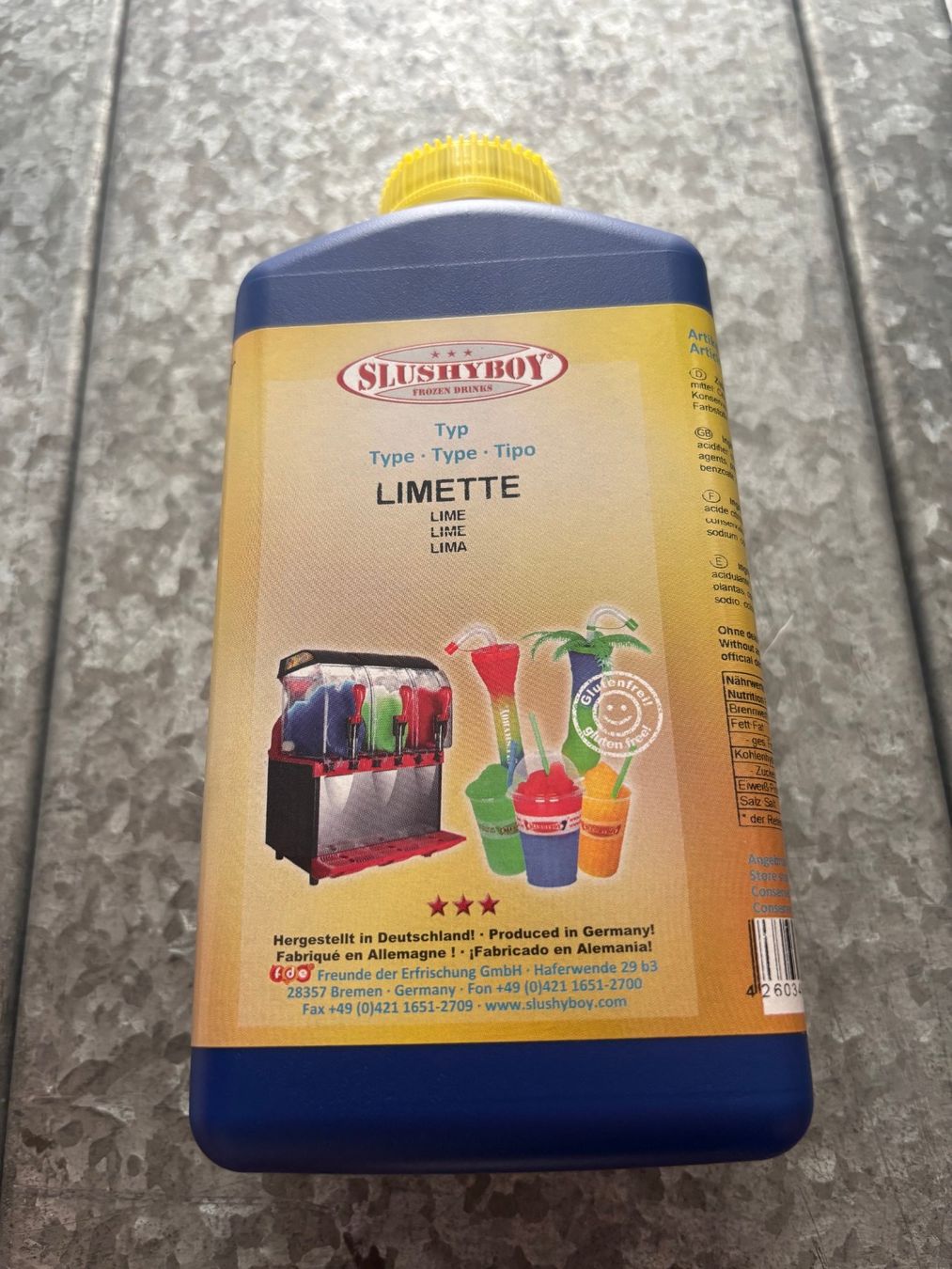 Aliments & Spécialités: Slush Ice Konzentrat Limette – Neuf avec emballage d'origine à Eschenbach SG par kohag