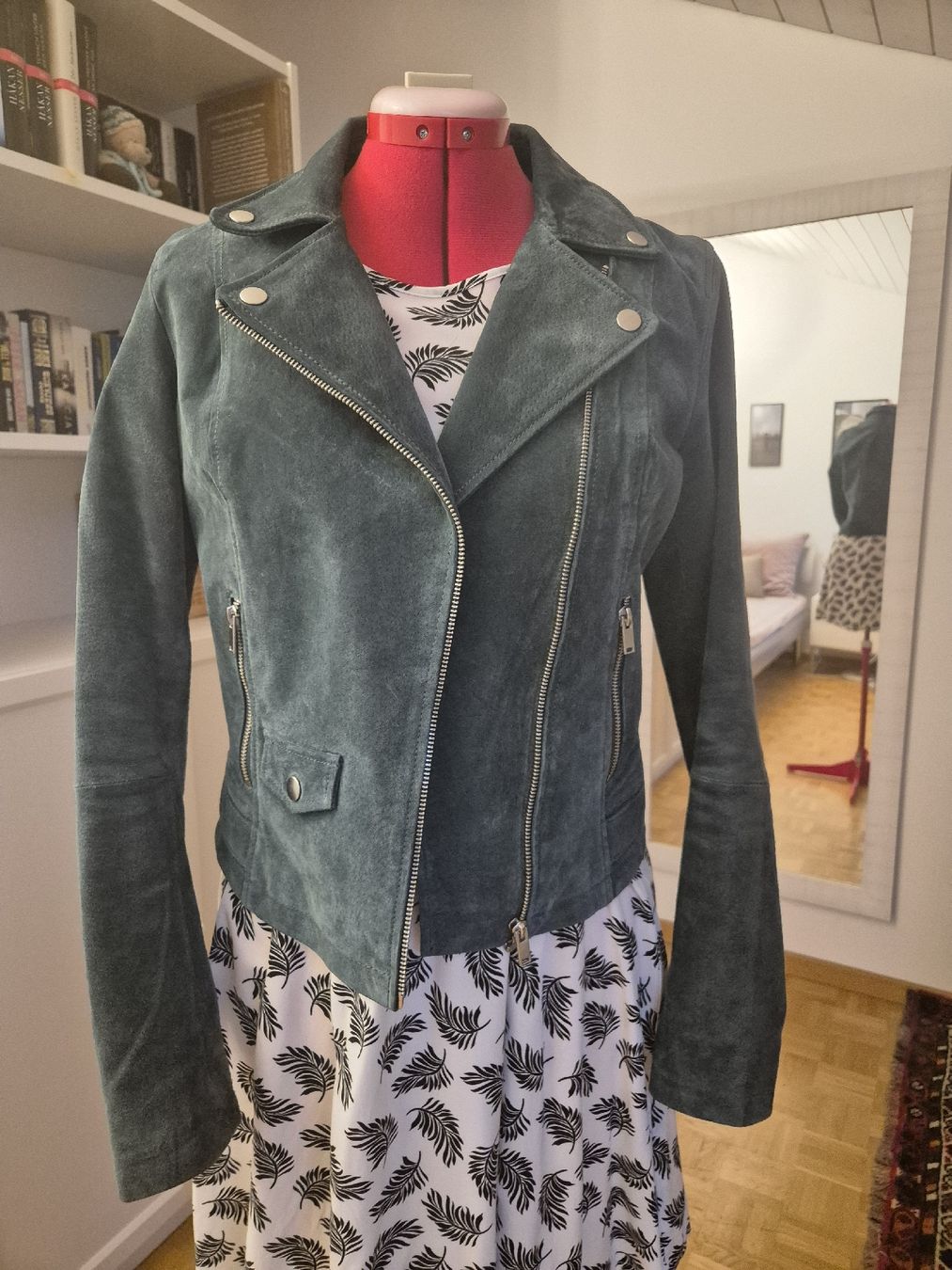 Giacche: Bikerjacke grün – Usato da Obfelden venduto da _Alicja_ 2