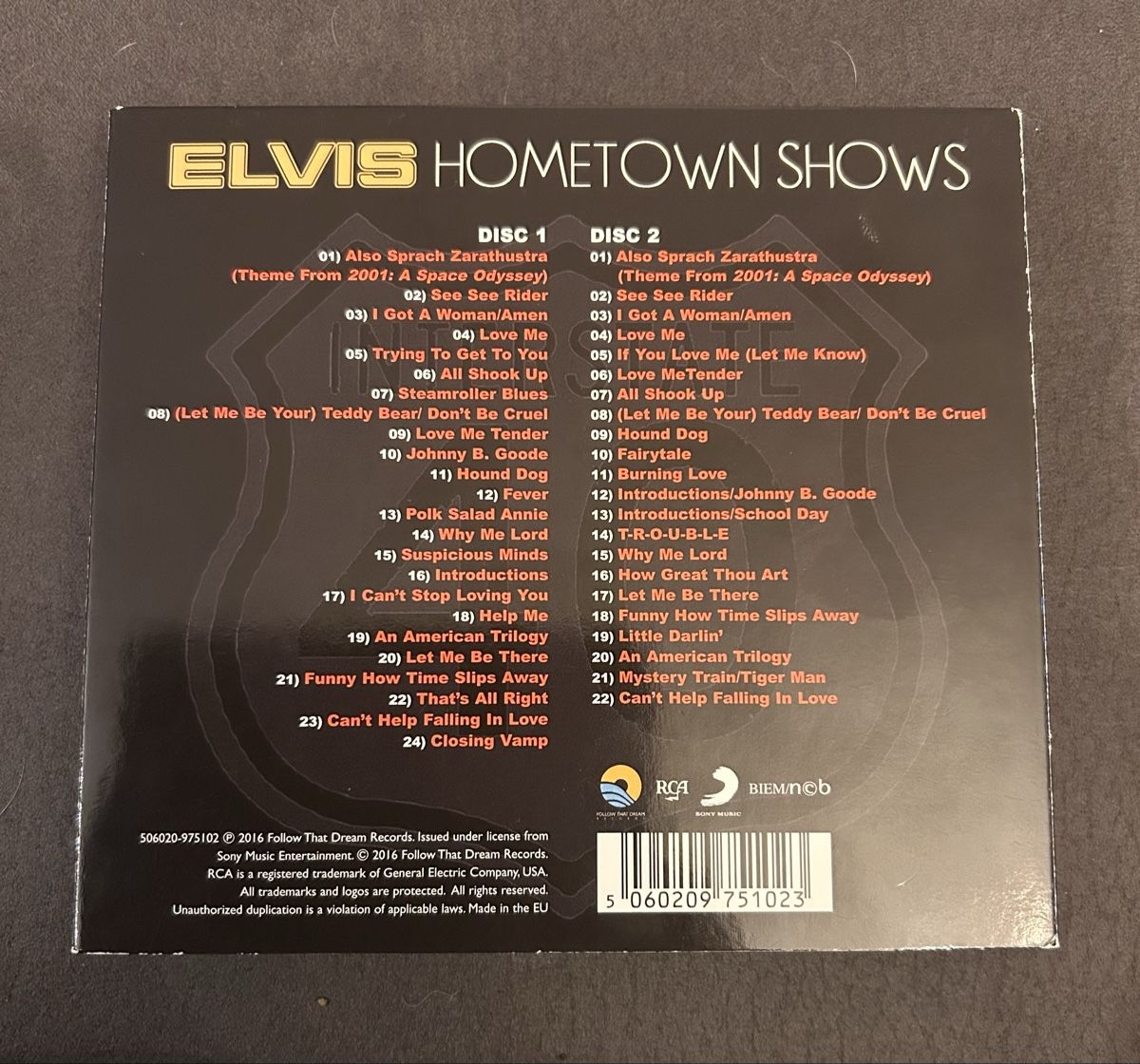 CD: Elvis Hometown Shows 2-CD Set FTD – Usato da Füllinsdorf venduto da Elvissven 1