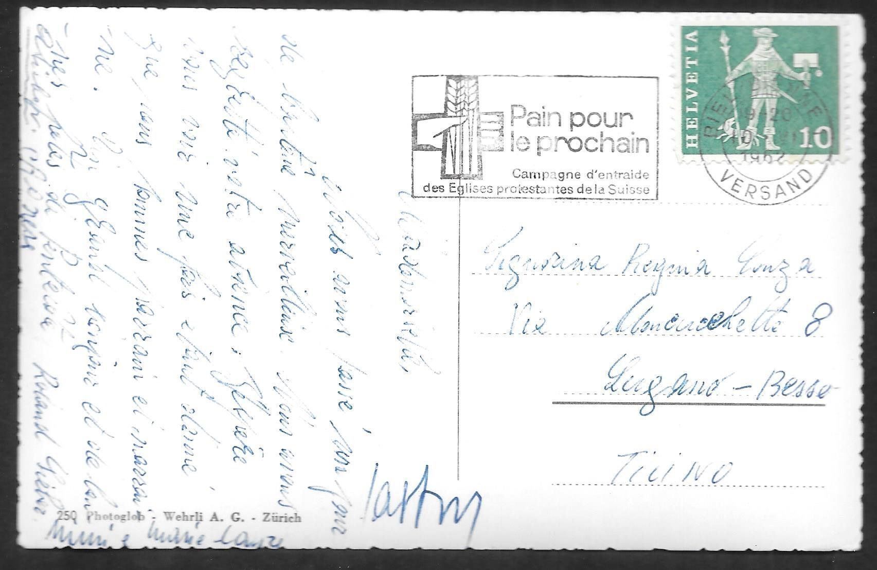 Cartoline postali: Biel - Bienne vier Bilder mit alten Autos – Usato da Olten venduto da clotaldi 1