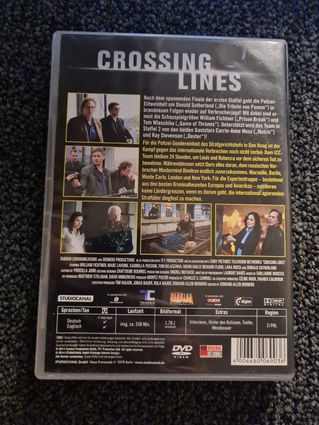 Tutti i DVDs: CROSSING LINES STAFFEL 2 – Usato da Ruswil venduto da jan_bxl5 1