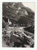 Ansichtskarte Lavertezzo Verzasca Tessin 1953