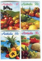 Briefmarken "Obst & Beeren". Australien