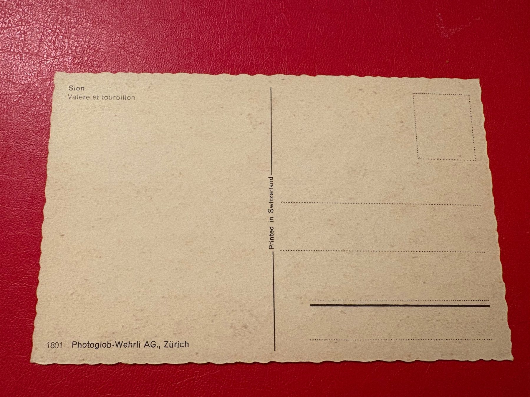 Cartoline postali: Sion // Valère et tourbillon – Usato da St-Légier-La Chiésaz venduto da Theo005 1