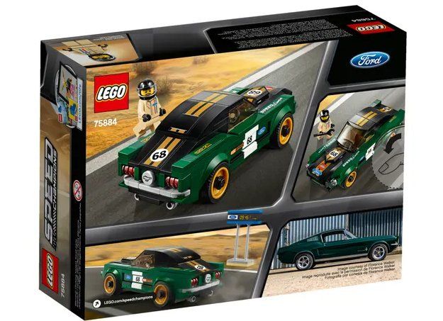 Lego Giocattoli: Lego 1968 Ford Mustang Fastback 75884 – Nuovo e nell'imballaggio originale da Chur venduto da mojobrick 2
