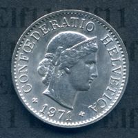 CHF___0.05 1971 stgl * nigelnagelneu! 5 Rappen