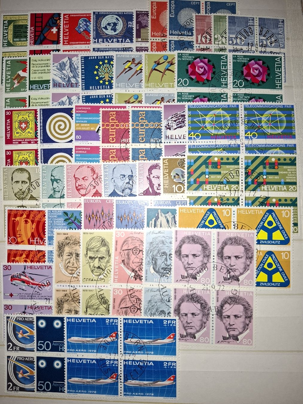 Tous les timbres: Div 4er Blocks ET 1953 – D'occasion à Balgach par SIMEON27 2