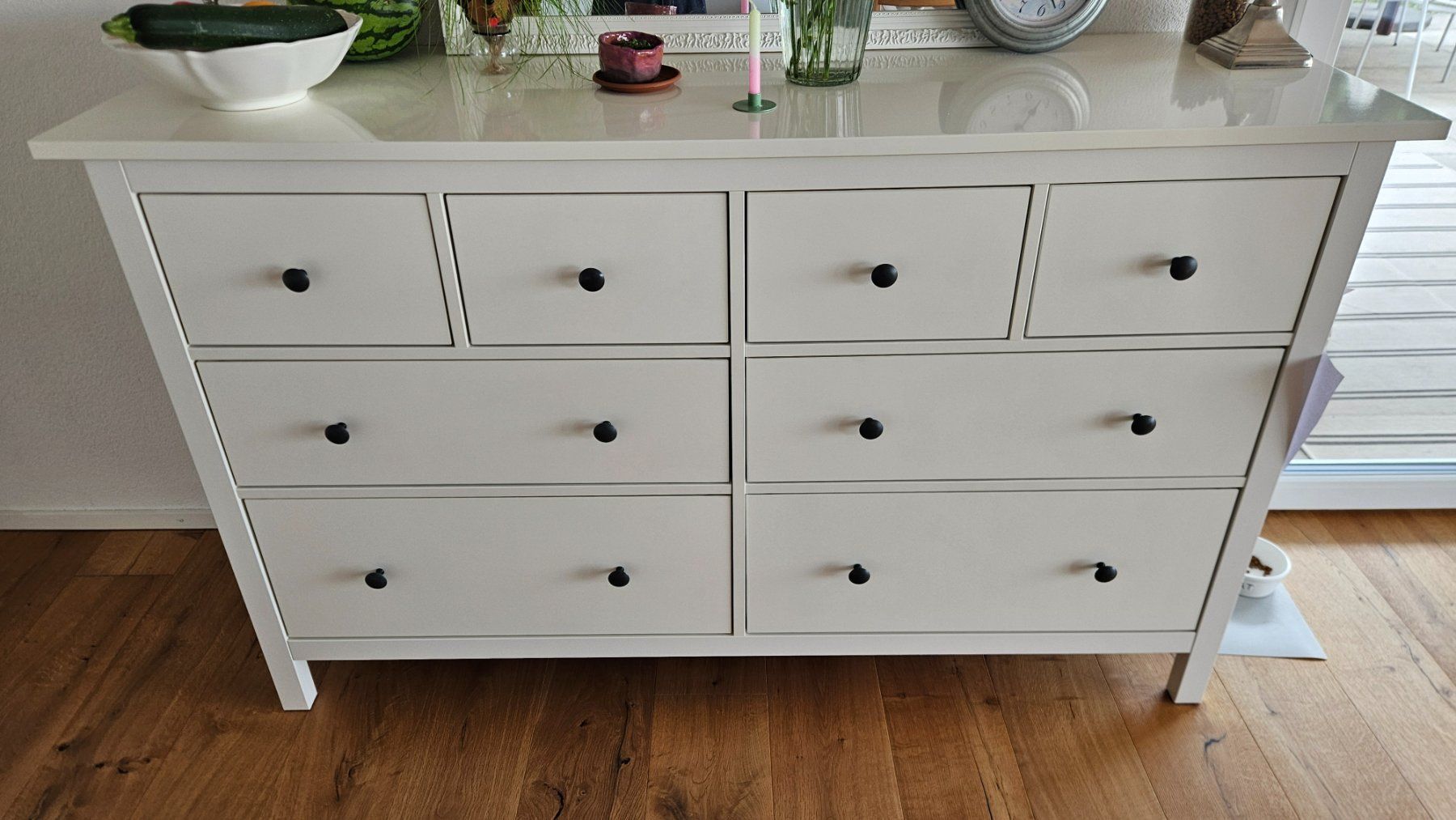 Ikea Commodes: IKEA HEMNES Kommode mit 8 Schubladen, weiß – D'occasion à Bassersdorf par Sunseekker1 1