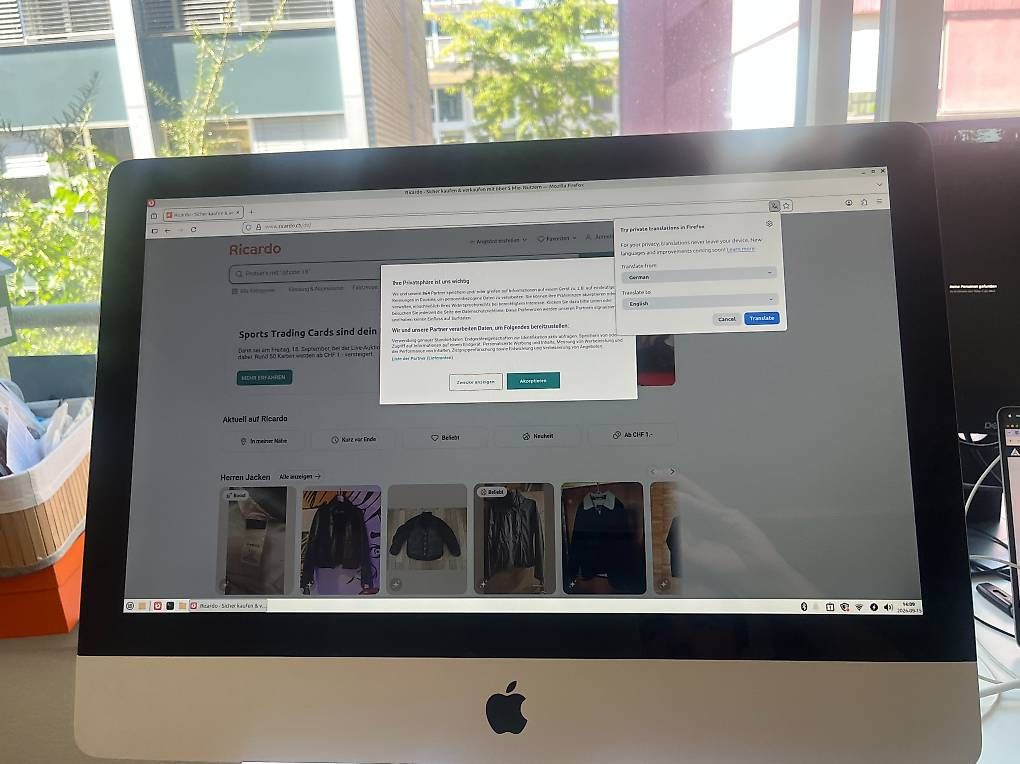 PC: Apple iMac 21.5" Mid 2010  Linux Mint, funktionsfähig – Usato da Zürich venduto da sta_p8cj 3