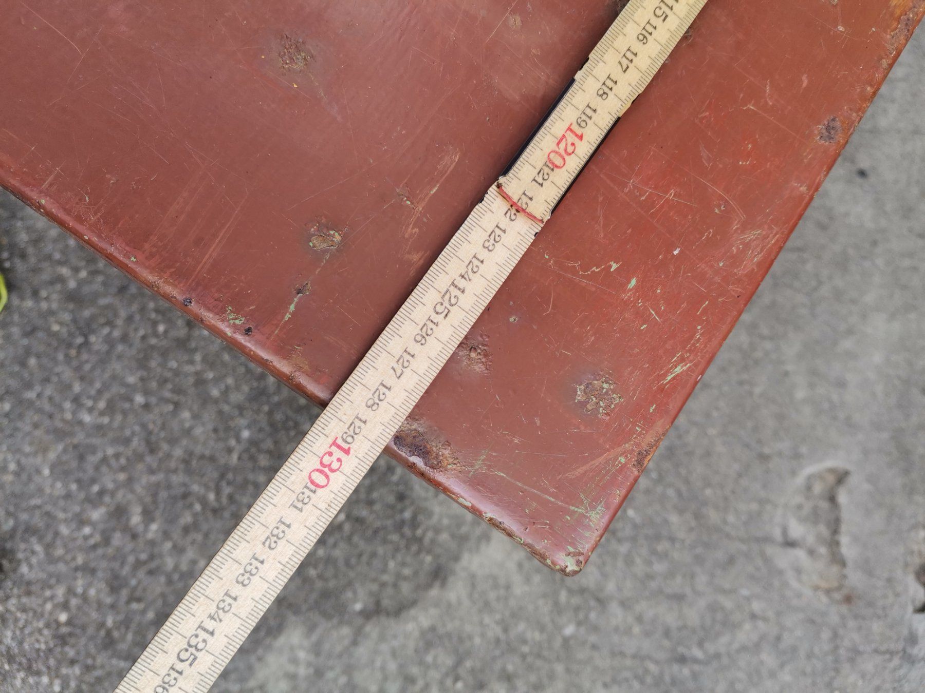 Tavoli: Vintage Gartentisch, Metallgartentisch, Tisch, Eisentisch – Usato da Wiedlisbach venduto da Kreislaufmaterial 5