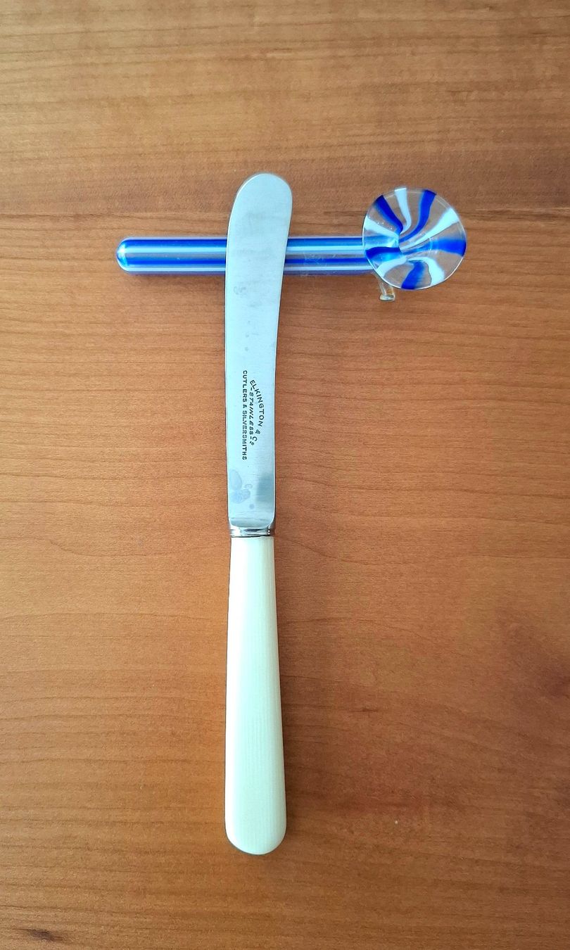 Verres: 8 ANTIKE MESSERBÄNKCHEN, FADENGLAS – D'occasion à Grüningen par Kartensammler 4