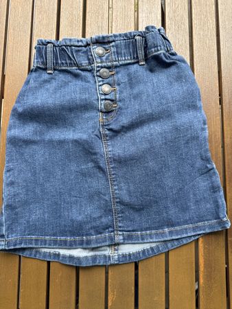 Jeansrock Mädchen, Grösse 128, Top Zustand!