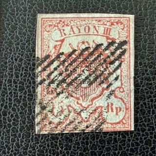 Tutti i francobolli: Rayon III 1852, gestempelt, geprüft – Usato da Stallikon venduto da HILDECH1 1