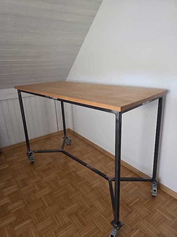 Schreibtische: Arbeits-/ Stehtisch auf Rollen, industrial Style  – Gebraucht aus Bern von nuriajael 2