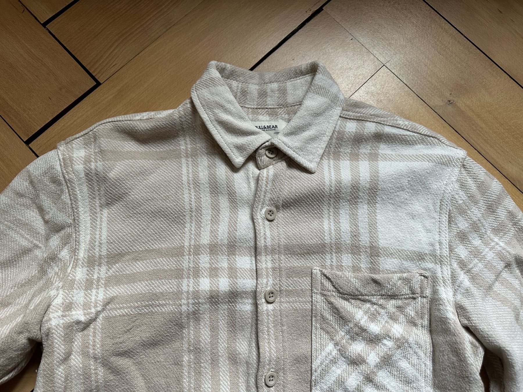 Pull&Bear Giacche: PULL & BEAR - Hemdjacke beige-hellbraun M – Usato da Zürich venduto da Diazaio 1