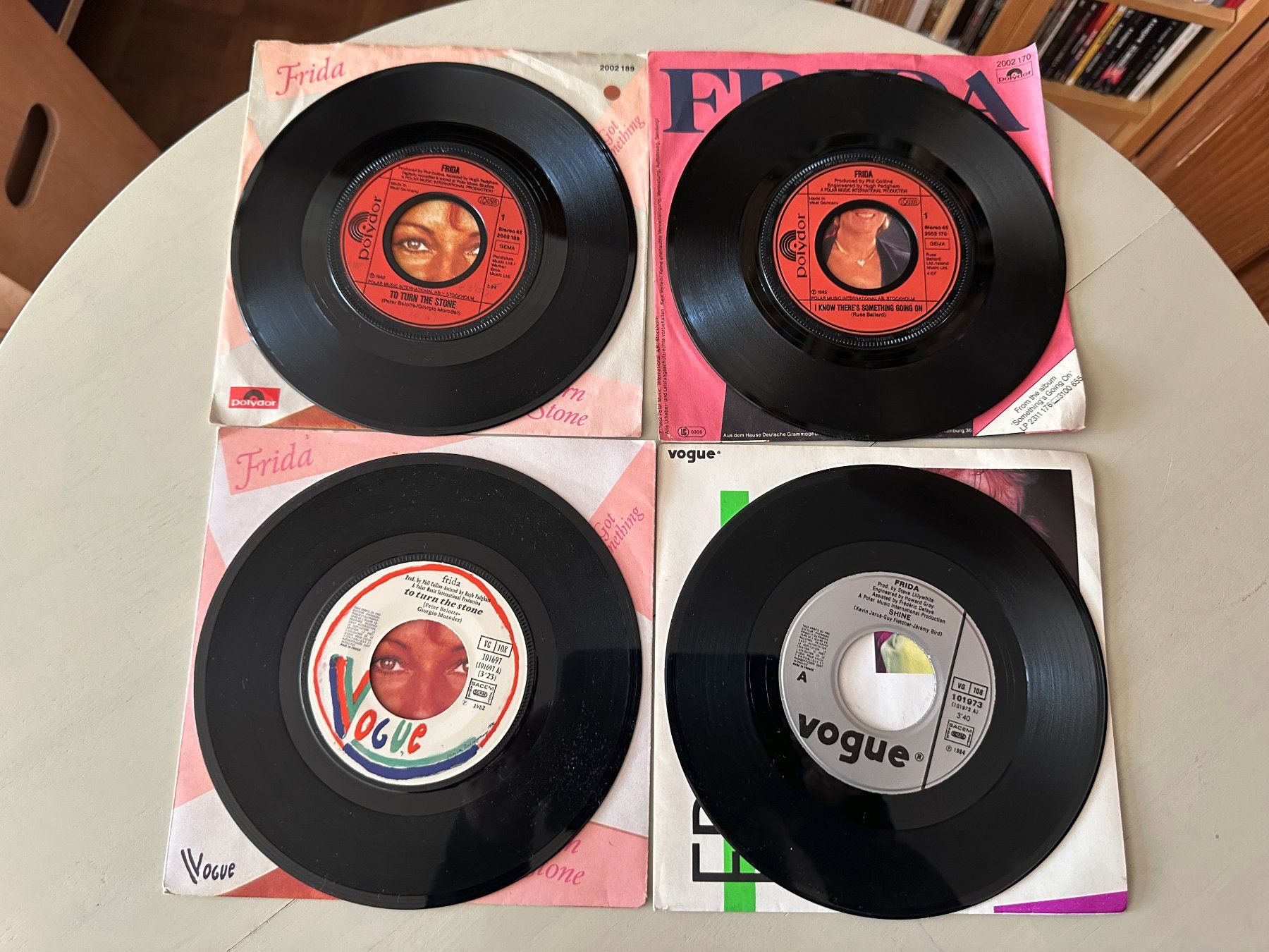 Dischi in vinile: FRIDA ABBA rare Singles Kult Top Hit Vouge differnd Covers – Usato da Basel venduto da Partridge 2