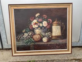 Prächtiges altes Stilleben-Ölgemälde, A. Römer?