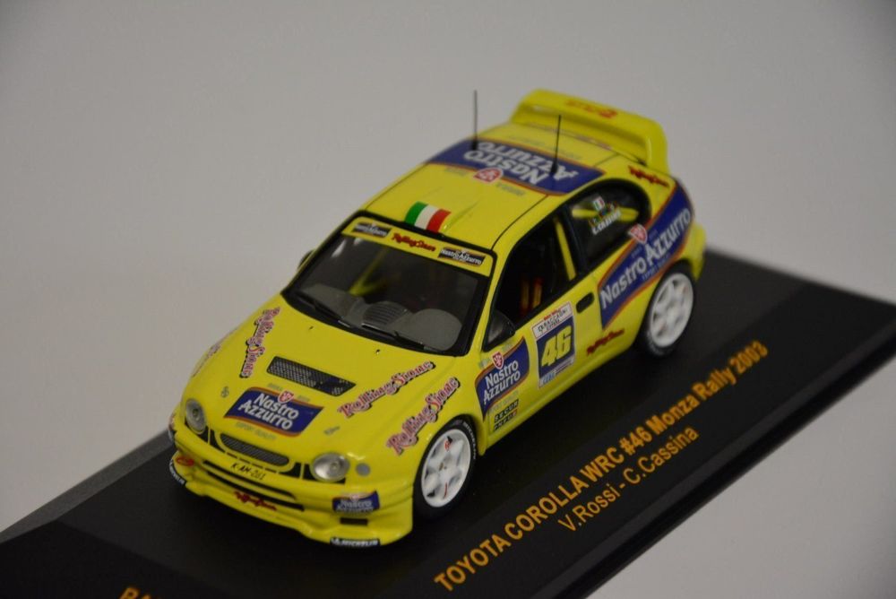 1/43 - TOYOTA COROLLA WRC-V. ROSSI - VOITURES DE RALLYE DE COLLECTION