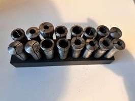 Schaublin W20 Spannzangen Set, Werkzeugaufnahme, 15 Stk.