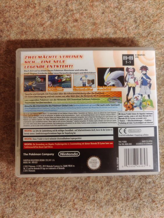 Pokemon Weiss 2 Nintendo DS mit OVP Weisse Edition Kaufen auf Ricardo