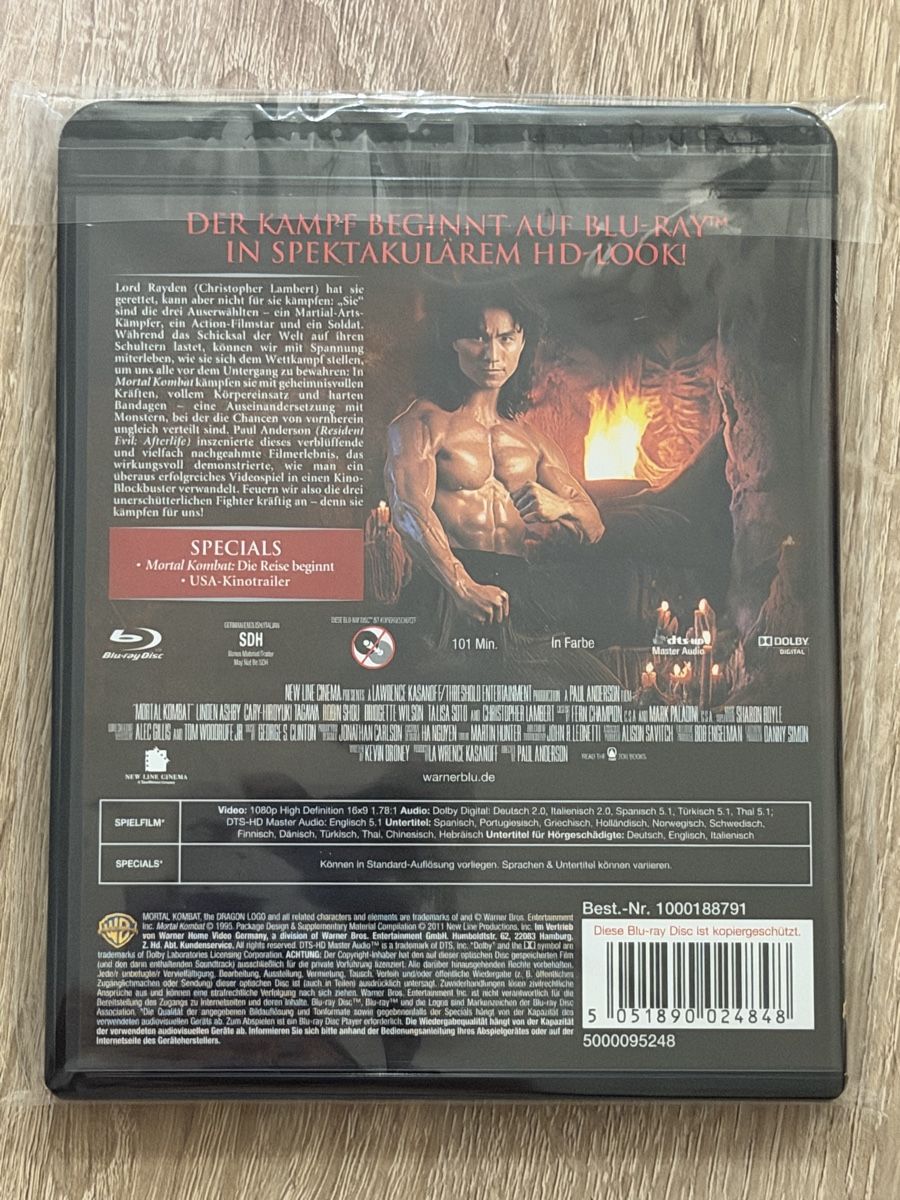 Tutti i DVDs: Mortal Kombat - Bluray - wie neu – Nuovo (secondo la descrizione) da Stein am Rhein venduto da ricks0r 1