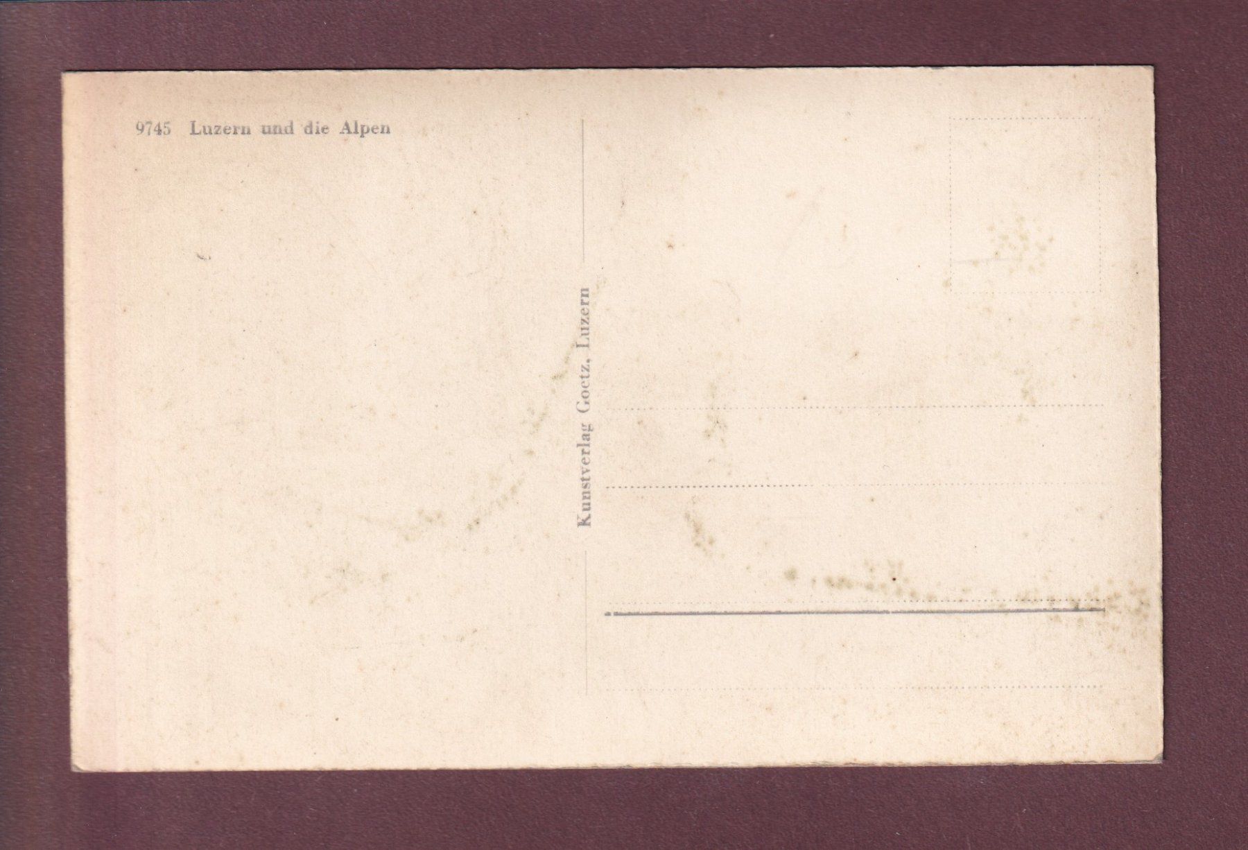 Cartoline postali: LUZERN - Teilansicht – Usato da Pully venduto da nicecards 1