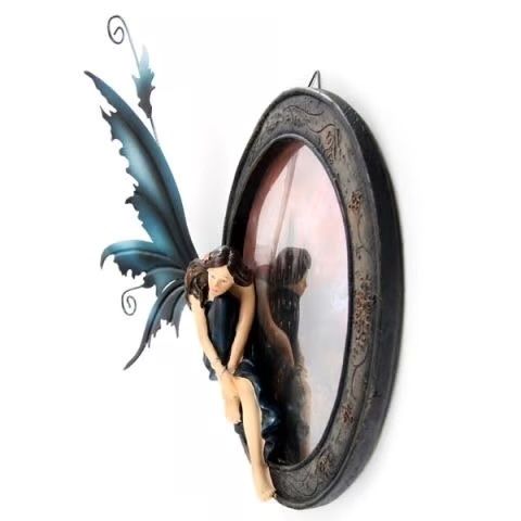 Statuette: Legends of Avalon Fee mit Bilderrahmen - blau – Nuovo e nell'imballaggio originale da Menzingen venduto da fairy123 1