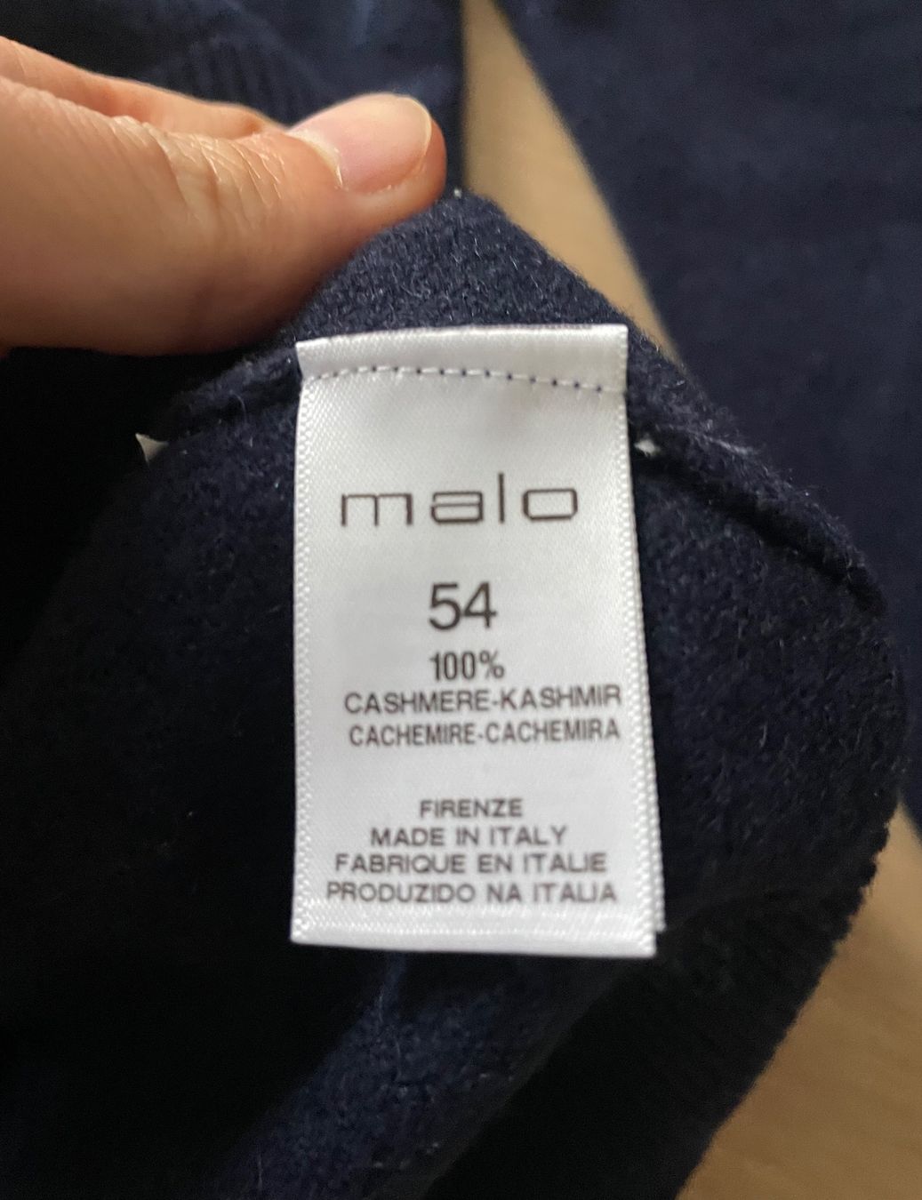 Maglioni & Felpe: Malo Kaschmir Pullover in Dunkelblau Grösse 54 – Usato da Zürich venduto da Pascal.Wayne 2