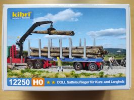DOLL Sattelauflieger für Kurz- und Langholz von Kibri H0