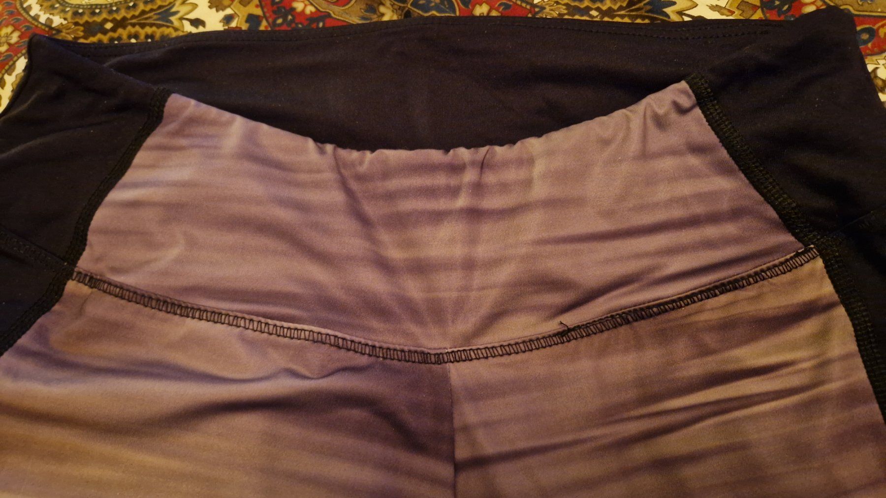 Leggings: Schwarz-olive Sporttights – Neu (gemäss Beschreibung) aus Oberengstringen von Sheera7 2