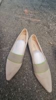 Chaussures plates Peter Kaiser daim beige taille 6.5 NEUVES