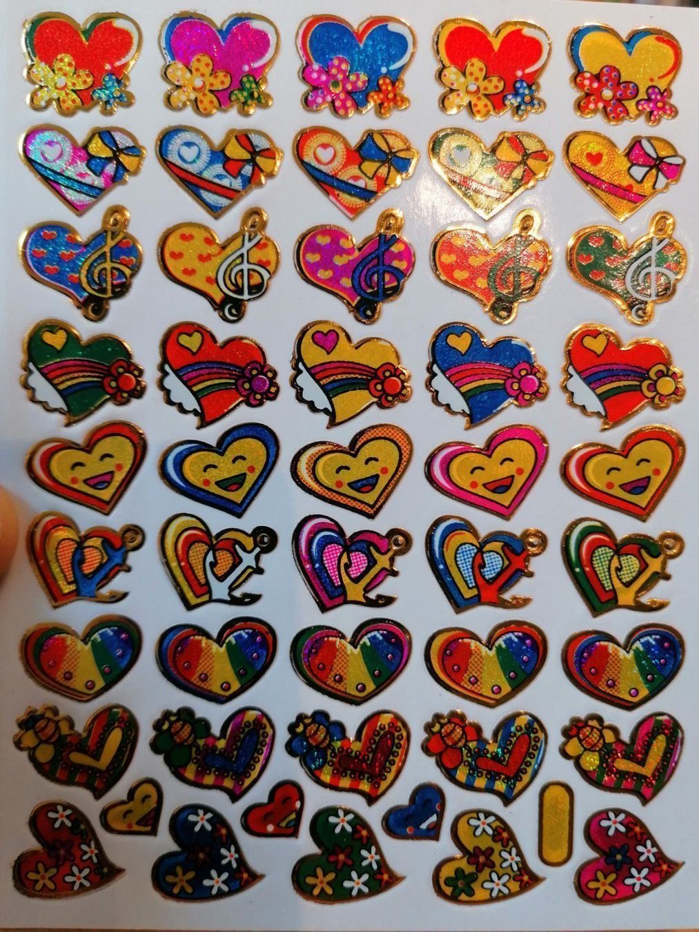 Sticker: Aufkleber Herzen 9 Bogen – Nuovo (secondo la descrizione) da Muri AG venduto da goodmood17