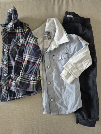 Knaben Kleider Set Hemden und Hosen Grösse 86/92