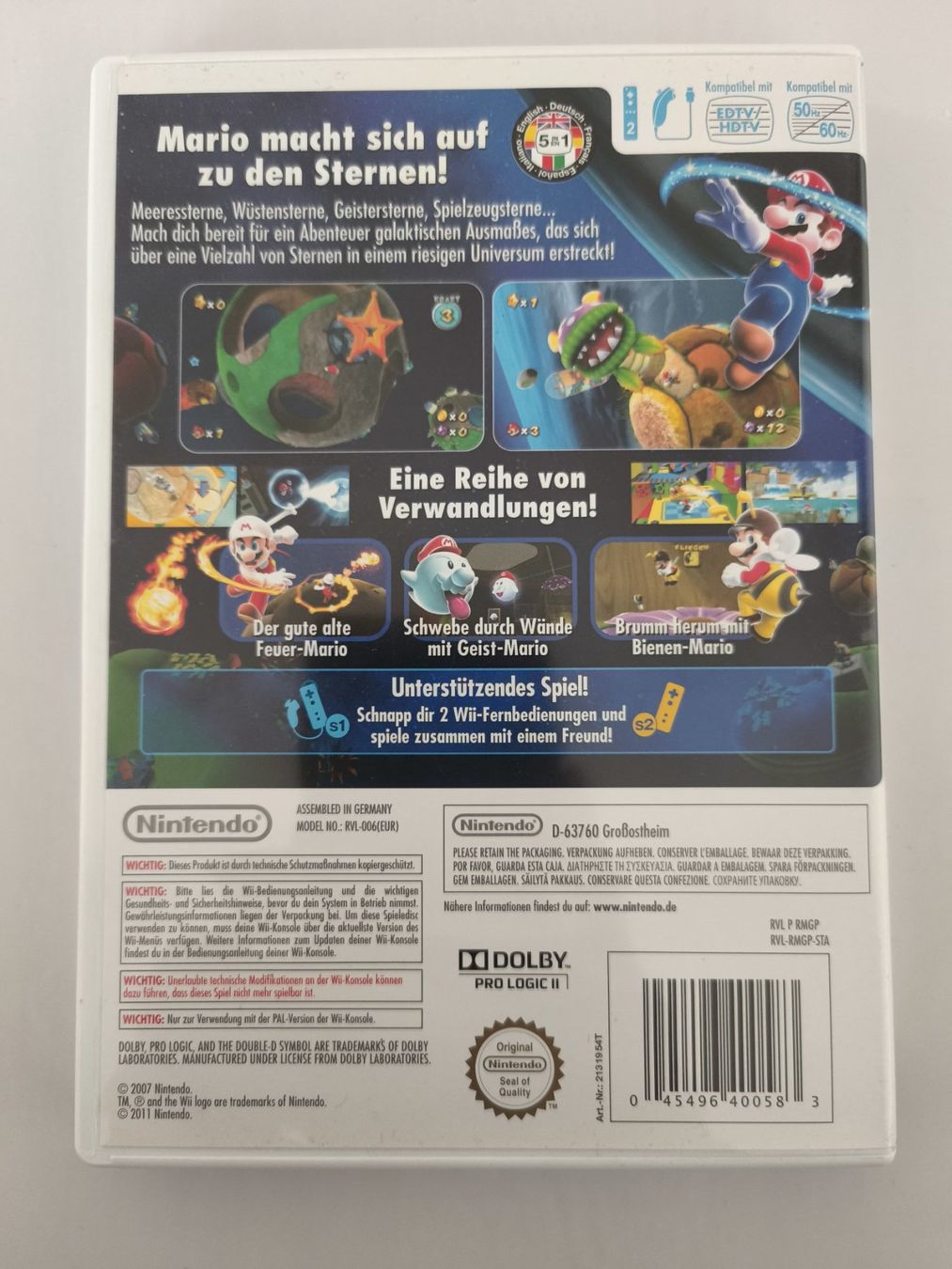 Giochi: Super Mario Galaxy Nintendo Selects (Wii) – Usato da Holziken venduto da Miglioregamesnmore 1