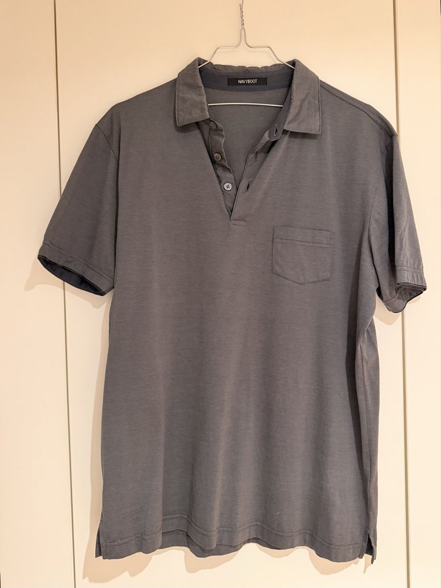 Navyboot Magliette Polo: NAVYBOOT Herren Poloshirt Grau Grösse M – Usato da Hünenberg venduto da Paddels