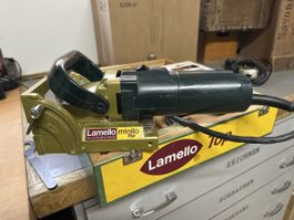 Lamello Minilo Top Nutfräse mit Zubehör im Holzkasten