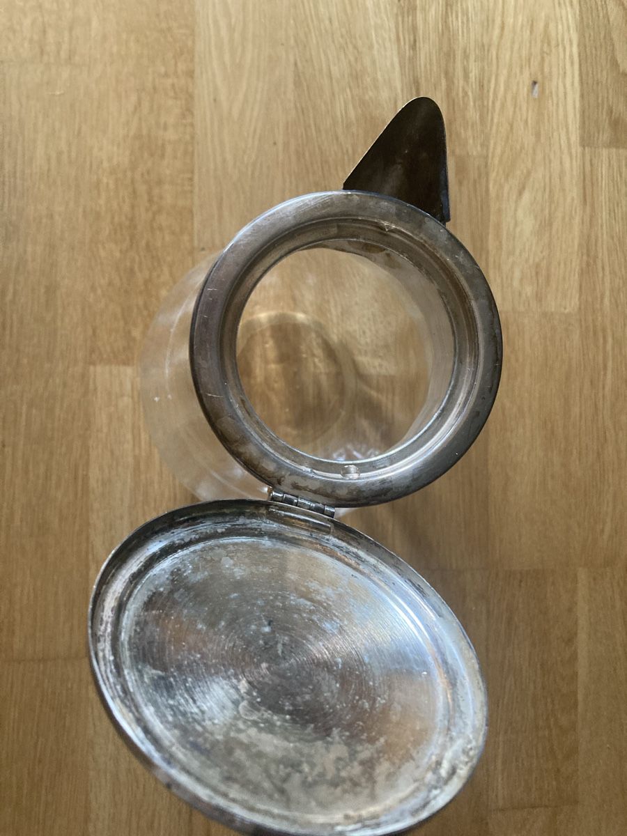Verres: Glaskrug Silber Deckel – D'occasion à Gasel par _Smaragda 4