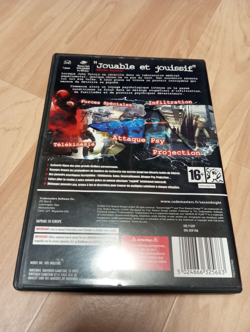 Nintendo Giochi: Second sight GameCube – Usato da Cottens FR venduto da magnius01 2