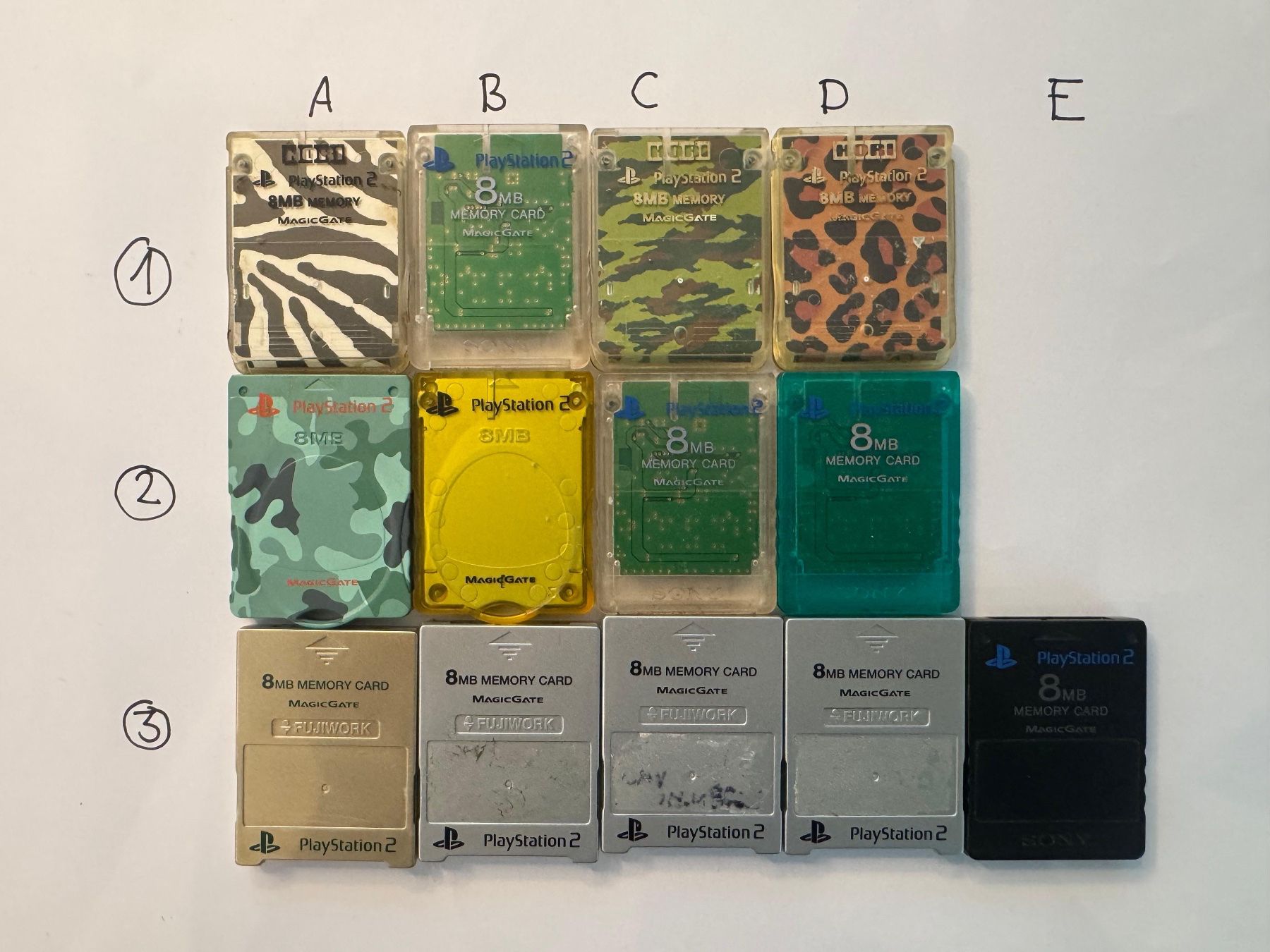 Sony Unités de mémoire & Cartes mémoire: PS2 MEMORY CARDS 8mb – D'occasion à Möhlin par HomebrewLoverBasel