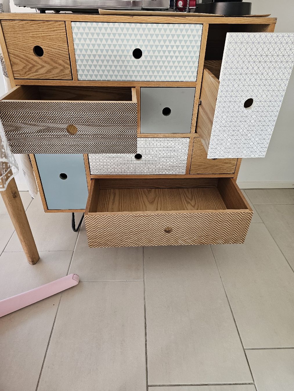Micasa Cassettiere: Micasa Sideboard / Kommode mit vielen Schubladen – Usato da Zürich venduto da Chrigi20 8